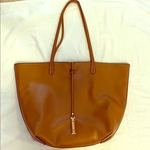 Brown tote bag